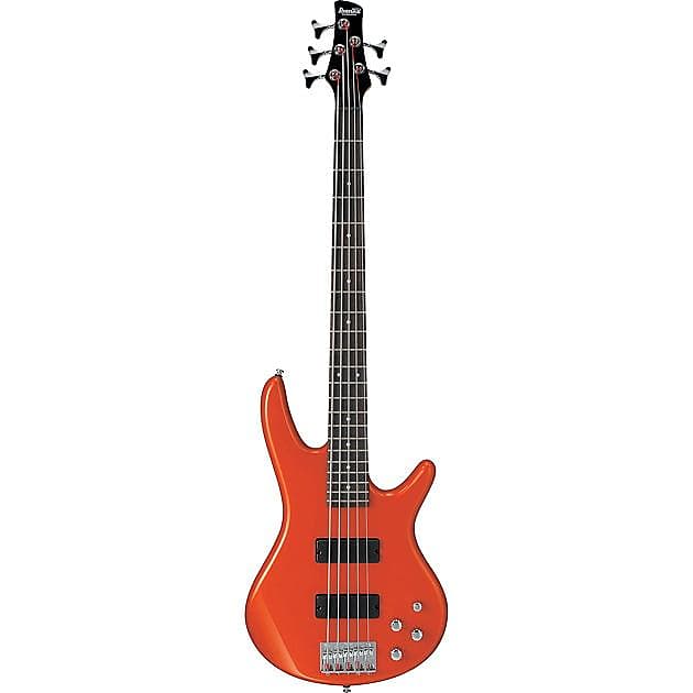 Ibanez GSR205 GIO Series 5-струнная электрическая бас-гитара Roadster Orange Metallic GSR205 GIO Series 5-String Electric Bass Guitar