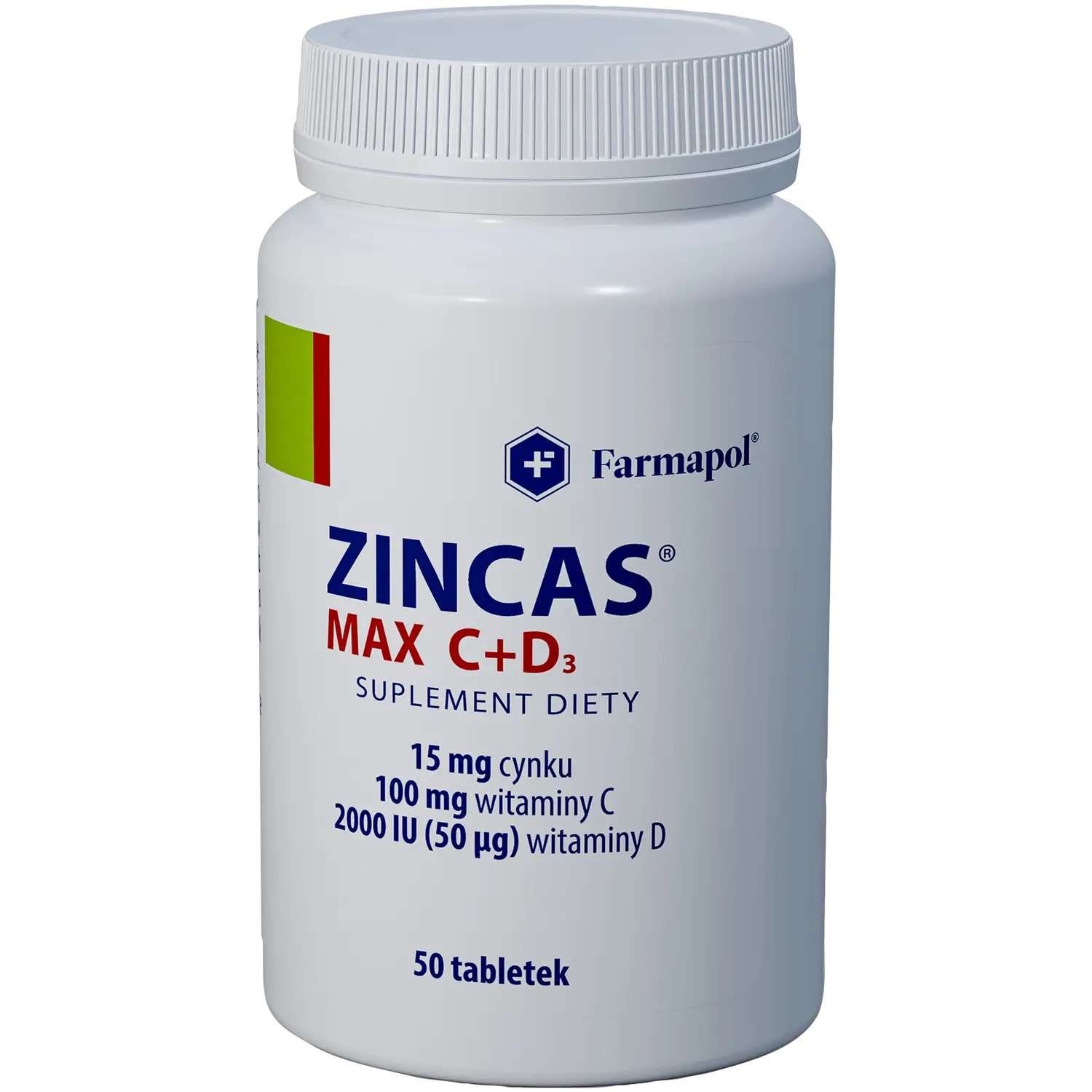 

Zincas Max C+D3 биологически активная добавка, 50 таблеток/1 упаковка