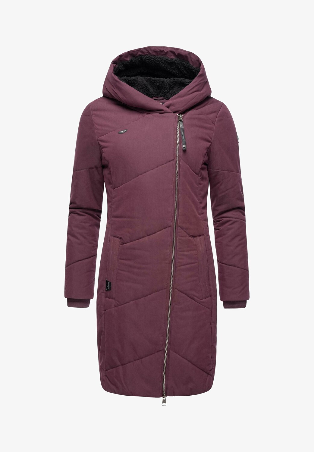 

Пальто зимнее Ragwear с замком сбоку, красный