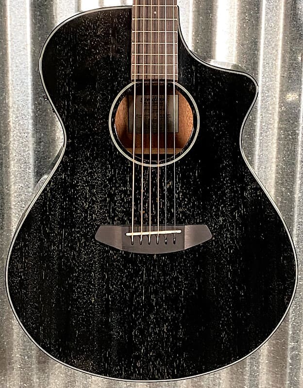 

Акустическая электрогитара Breedlove Rainforest S Concert CE Black Gold из красного дерева #1073 RFCN52CEAMAM