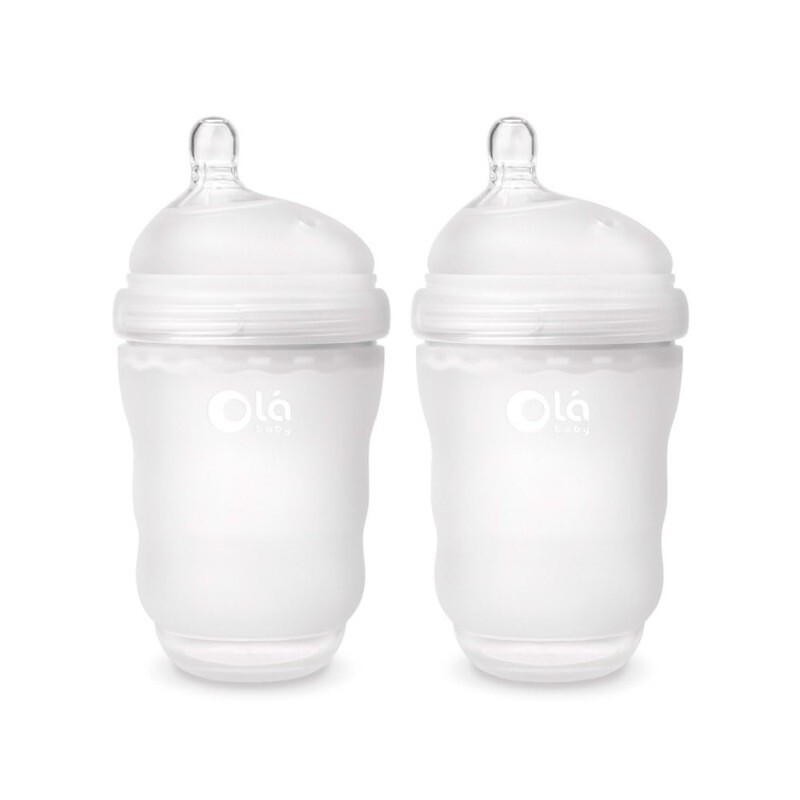 

Бутылочки для кормления 2 шт. по 120 мл Olababy Anti-Colic, белый