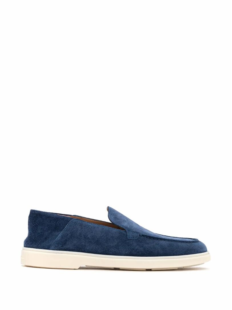

Замшевые мокасины Santoni