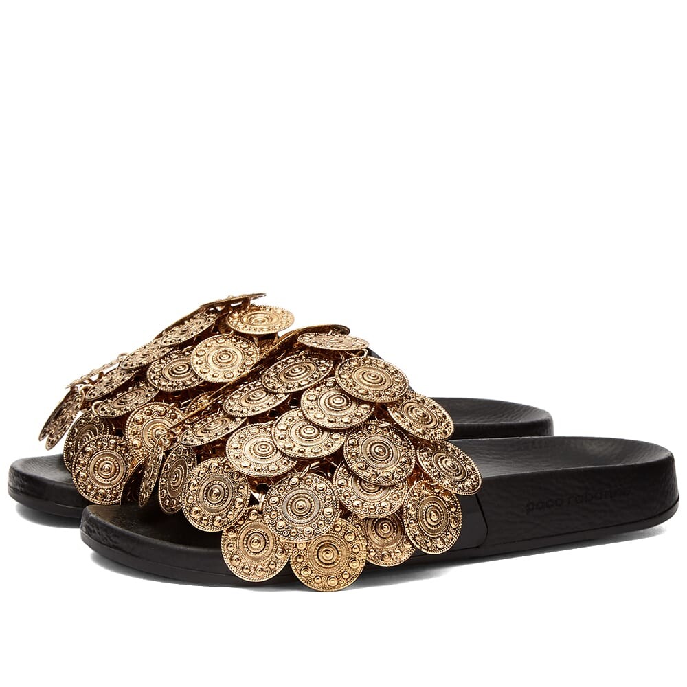 

Сандалии Paco Rabanne Tresor Coin Slides