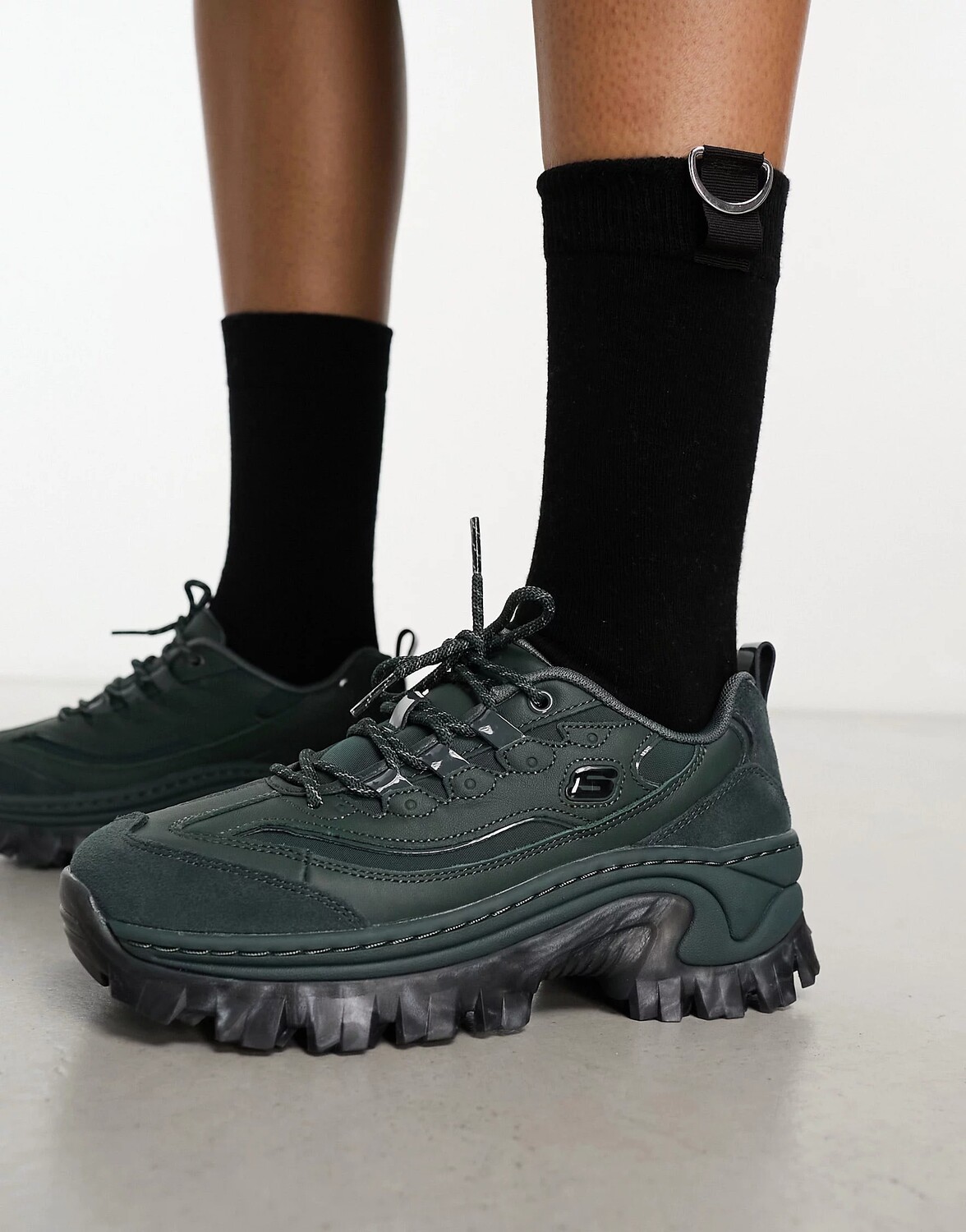 

Кроссовки Skechers X Doja Cat Hi-ryze Chunky, хаки