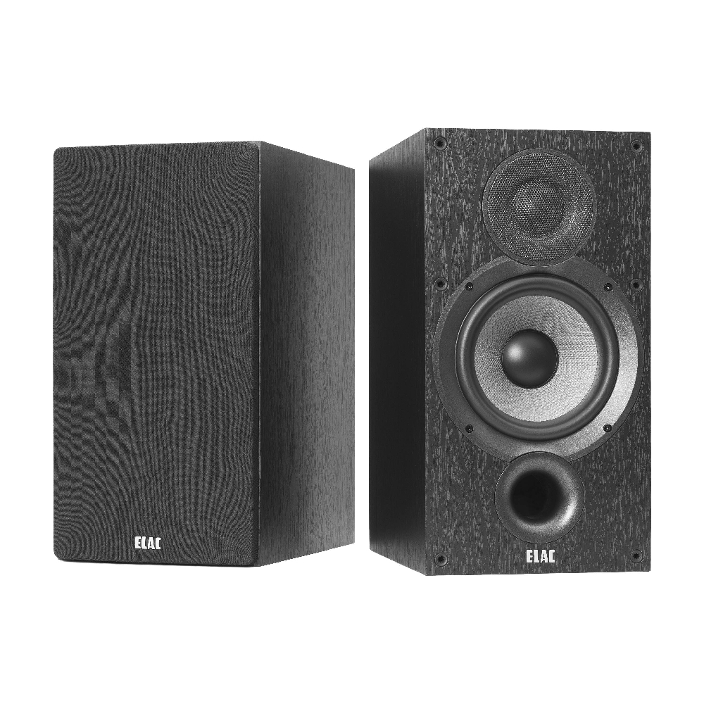 Полочная акустика ELAC Debut B6.2, 2 шт, черный комплект акустики elac 5 1 debut reference black