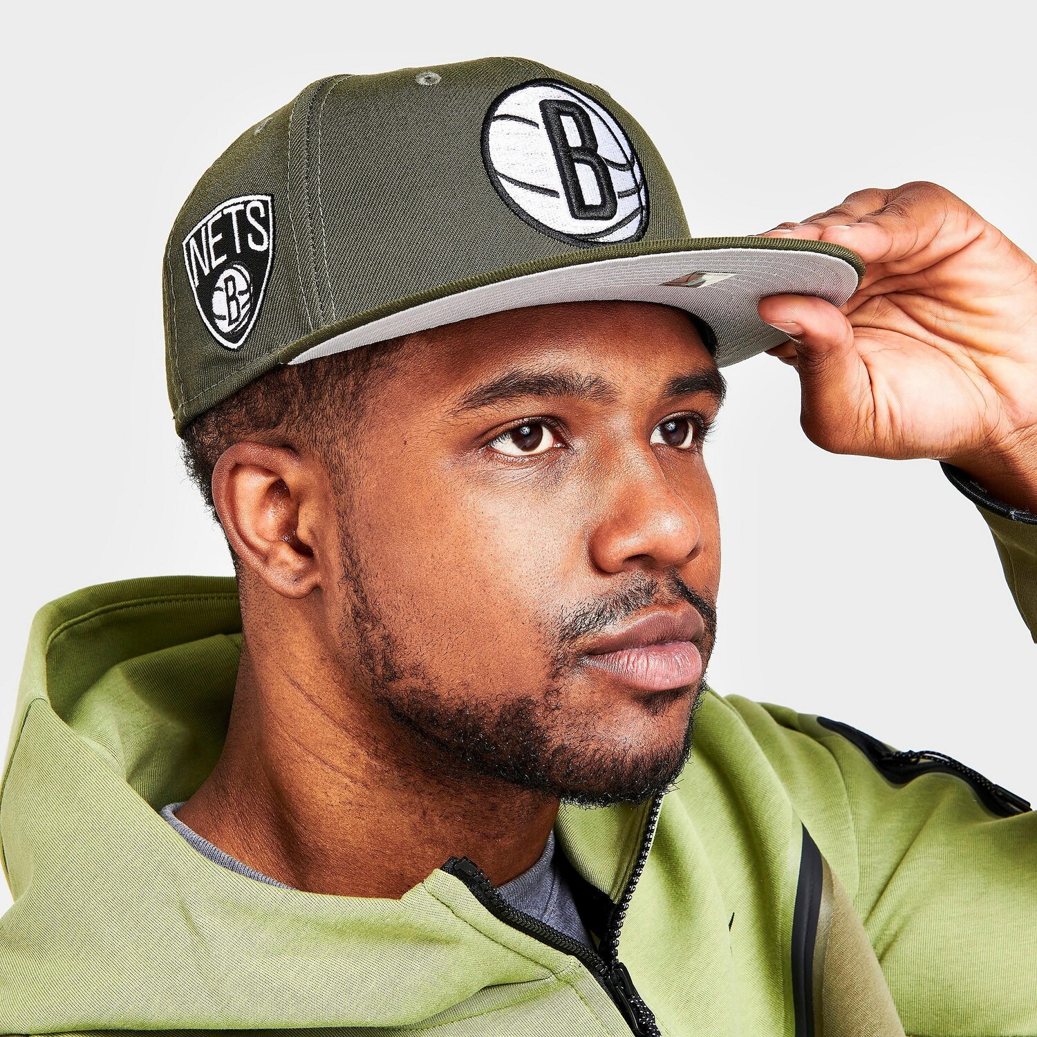 

Кепка New Era Brooklyn Nets NBA Olive 59FIFTY, зеленый