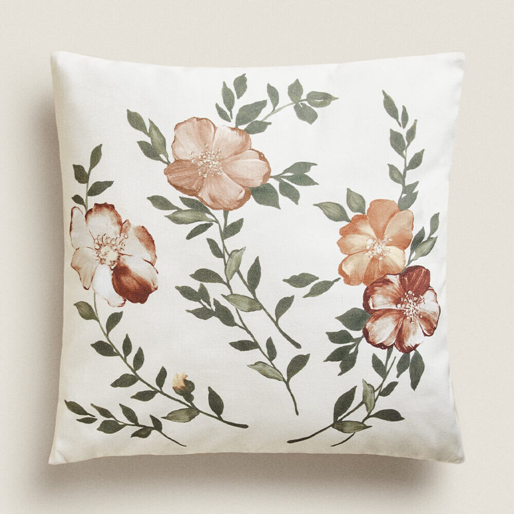 

Zara Home Floral Print, натуральный
