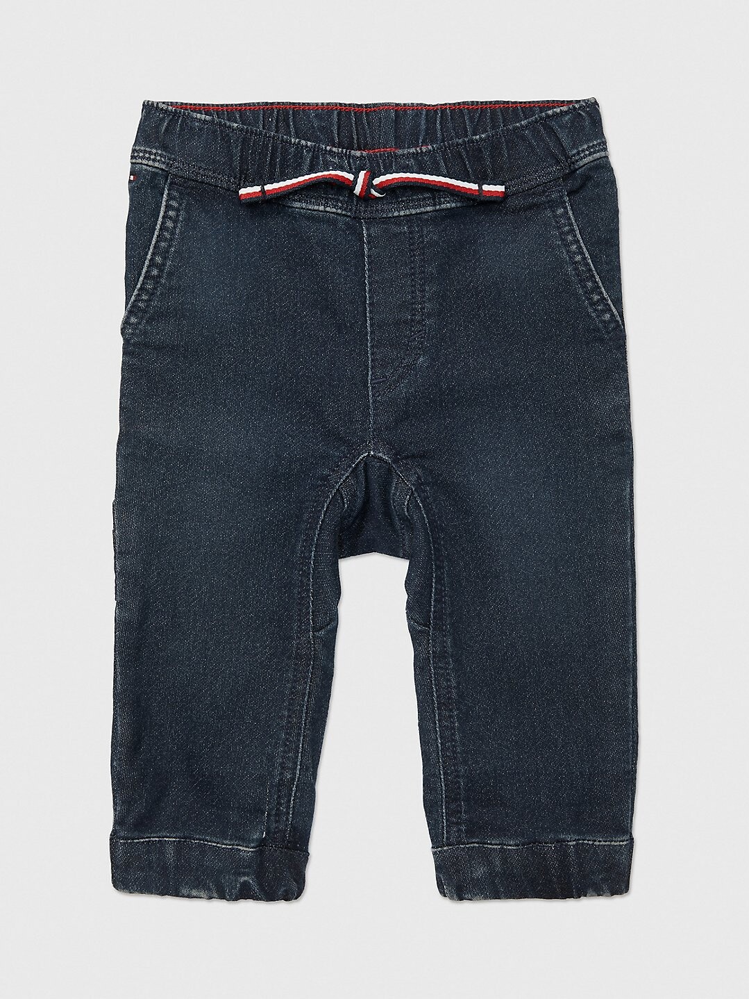 

Брюки джоггеры Tommy Hilfiger Babies' Slim Denim, темно-синий