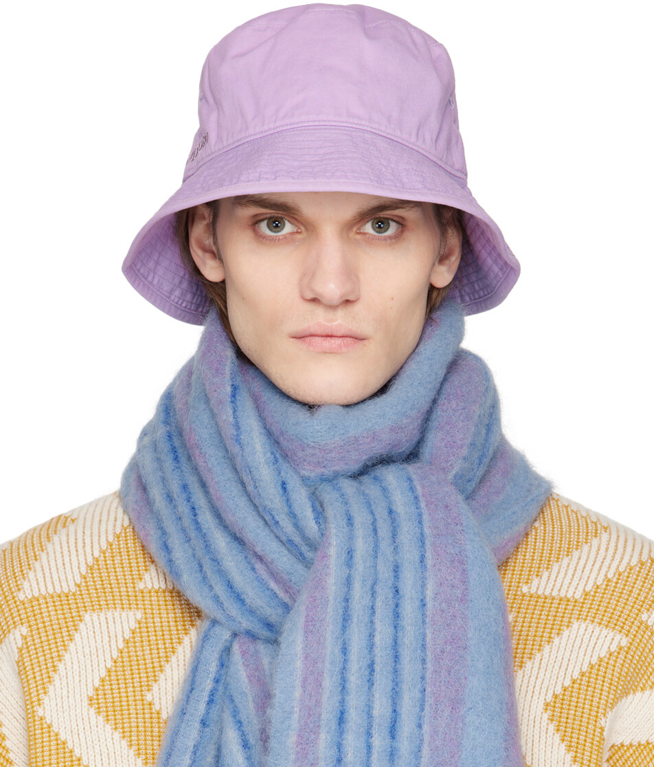 

Пурпурная панама с вышивкой Acne Studios