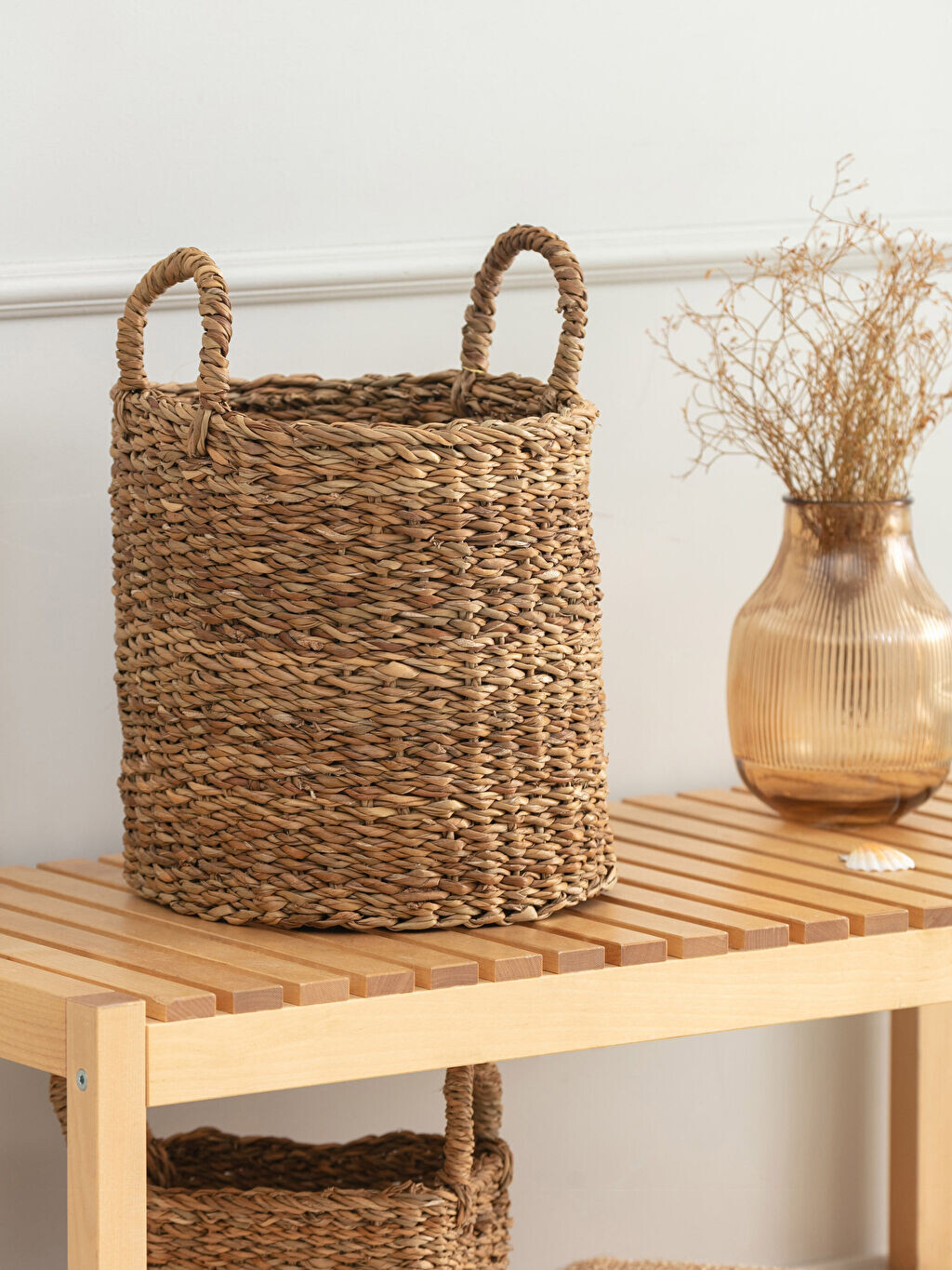 

Плетеная корзина-органайзер 26x26 см LCW Home