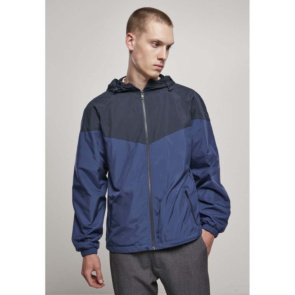 

Куртка Urban Classics Classics 2-Tone Tech Windrunner, синий