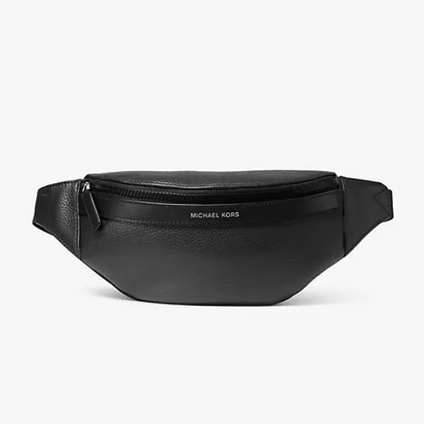 

Поясная сумка Michael Kors Greyson Pebbled Leather, черный
