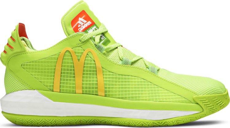 Кроссовки Adidas McDonald's x Dame 6 'Dame Sauce', зеленый