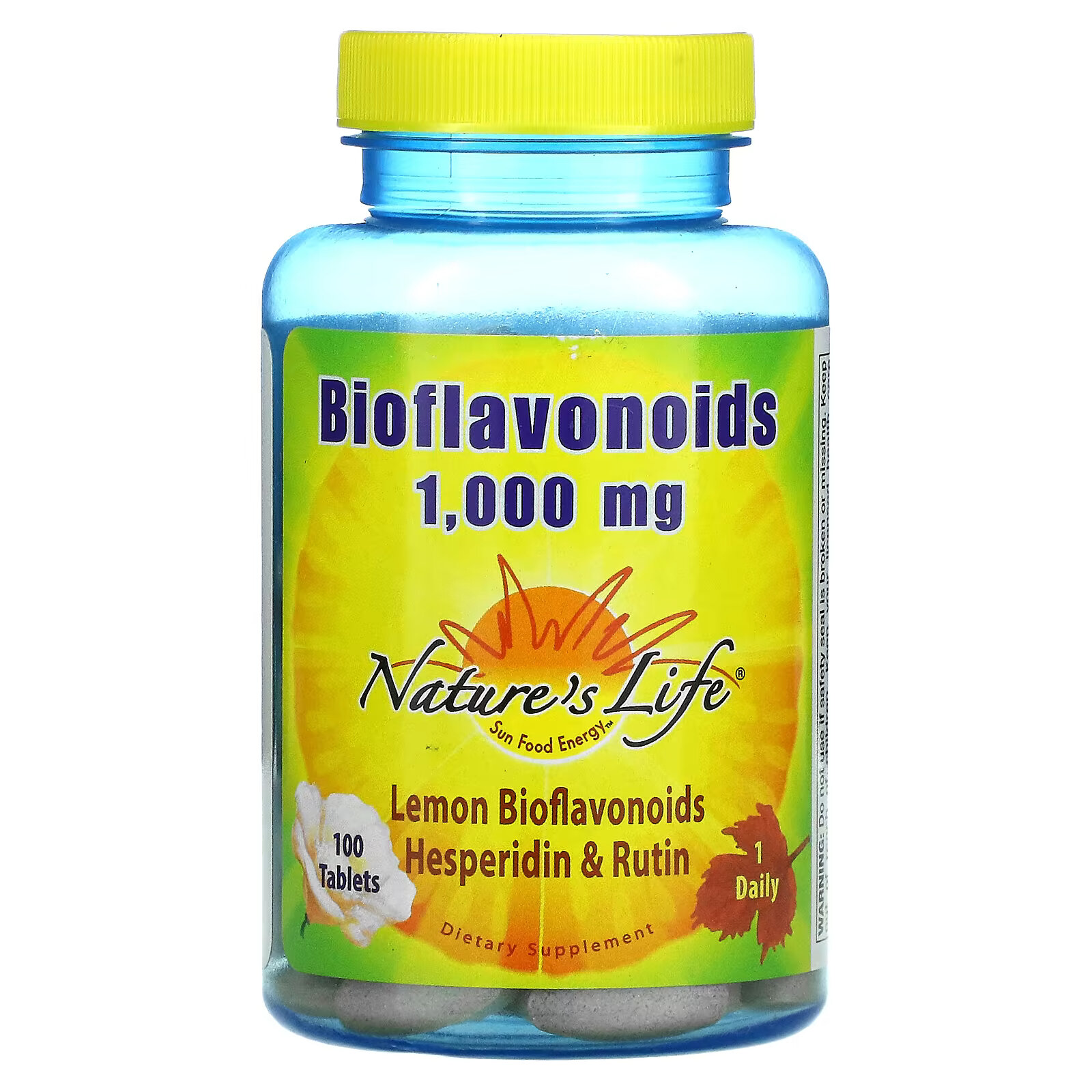 Nature's Life, Биофлавоноиды, 1000 мг, 100 таблеток kal биофлавоноиды 1000 100 таблеток