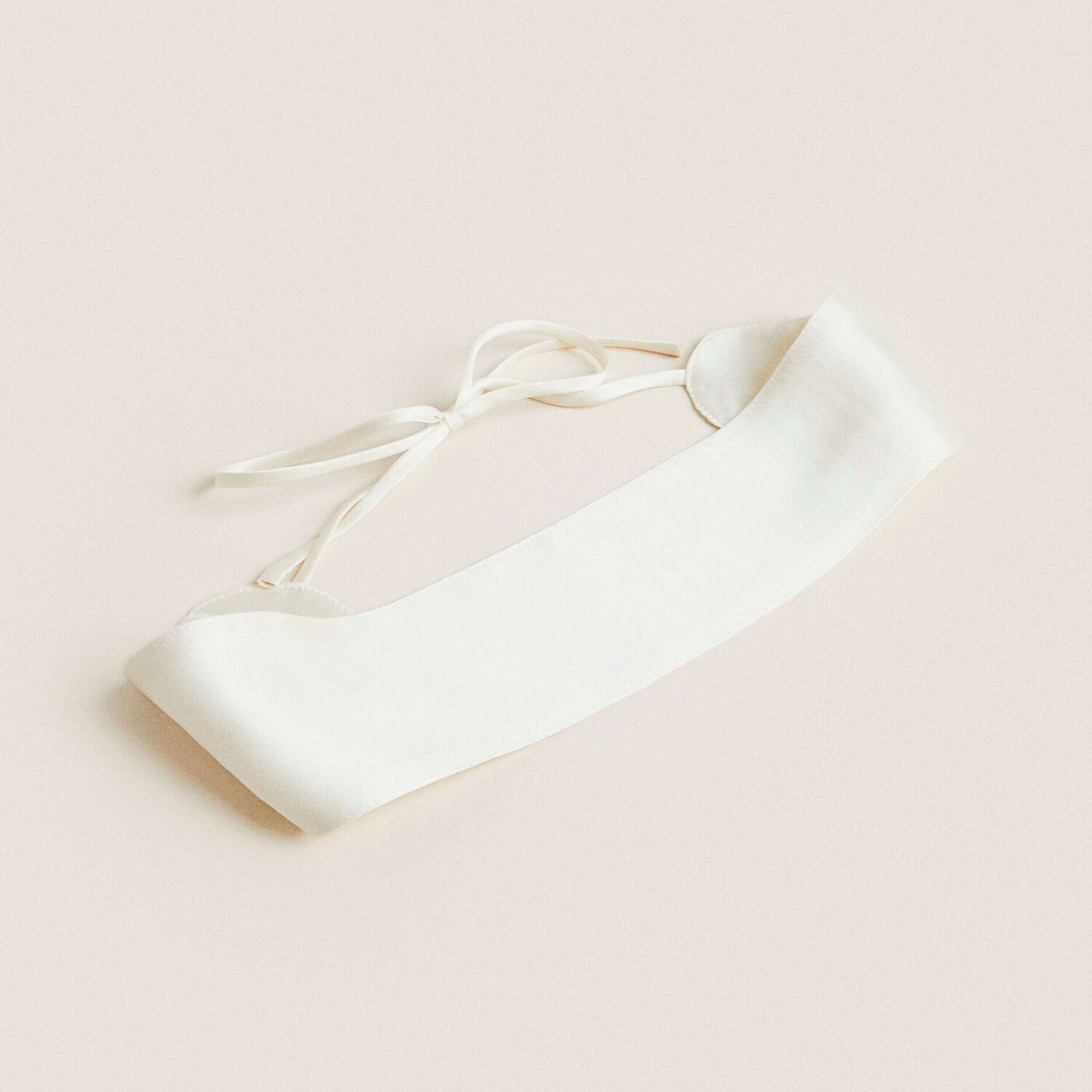 

Повязка на голову Zara Home 100% Mulberry Silk, светло-бежевый