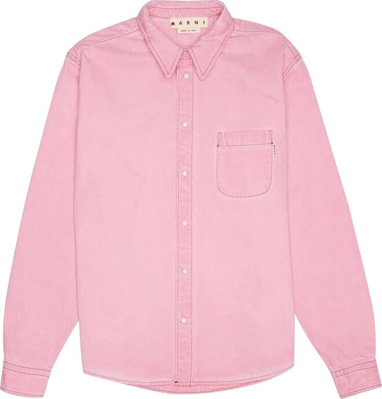 

Рубашка Marni Classic Long-Sleeve Shirt 'Pink', розовый