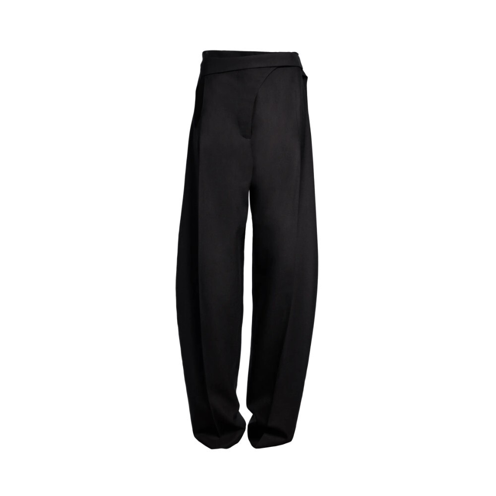 

Брюки с вырезами Mugler H&M Wool, черный