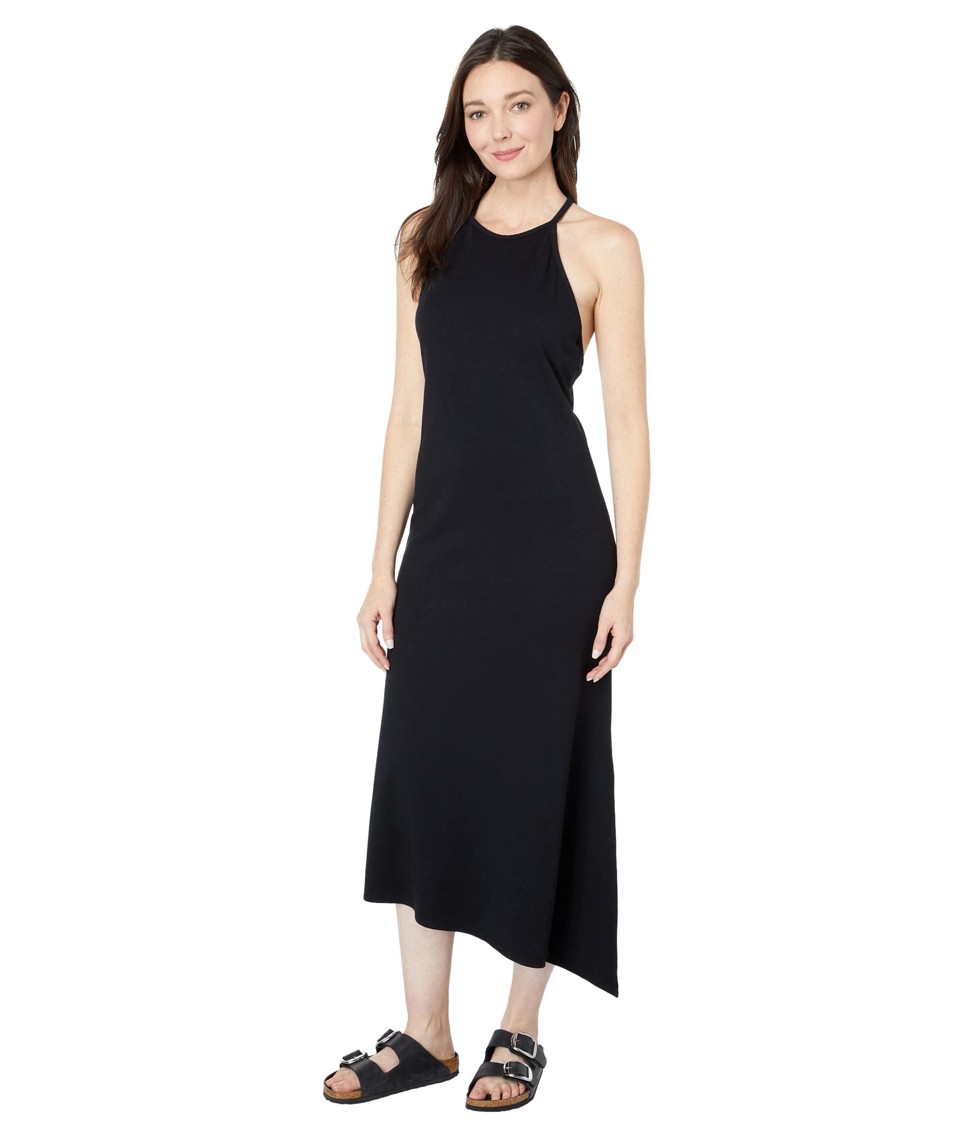 Платье SUNDRY, Open Back Asymmetrical Dress in Cotton Modal цена и фото