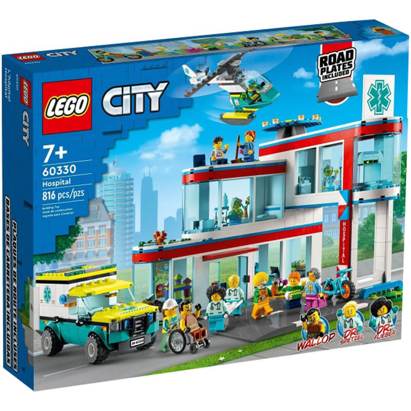 Конструктор LEGO City 60330 Больница игровой набор доктор на тележке у807 1