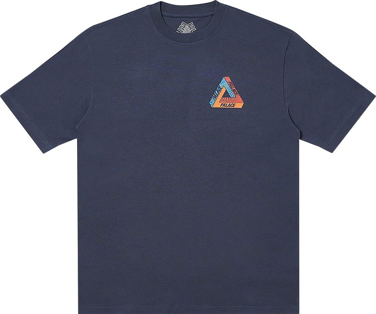 Футболка Palace Tri-Tex T-Shirt 'Navy', синий