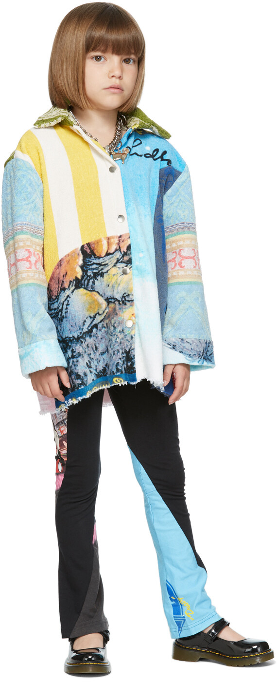 

SSENSE Эксклюзивные детские черные мини-брюки Oasis Rave Review