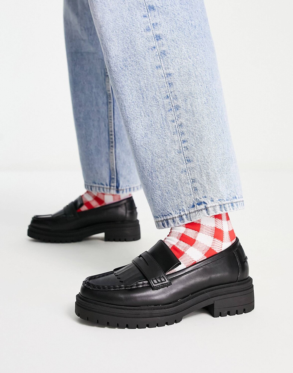 

Черные массивные лоферы ASOS DESIGN Melon, Черный