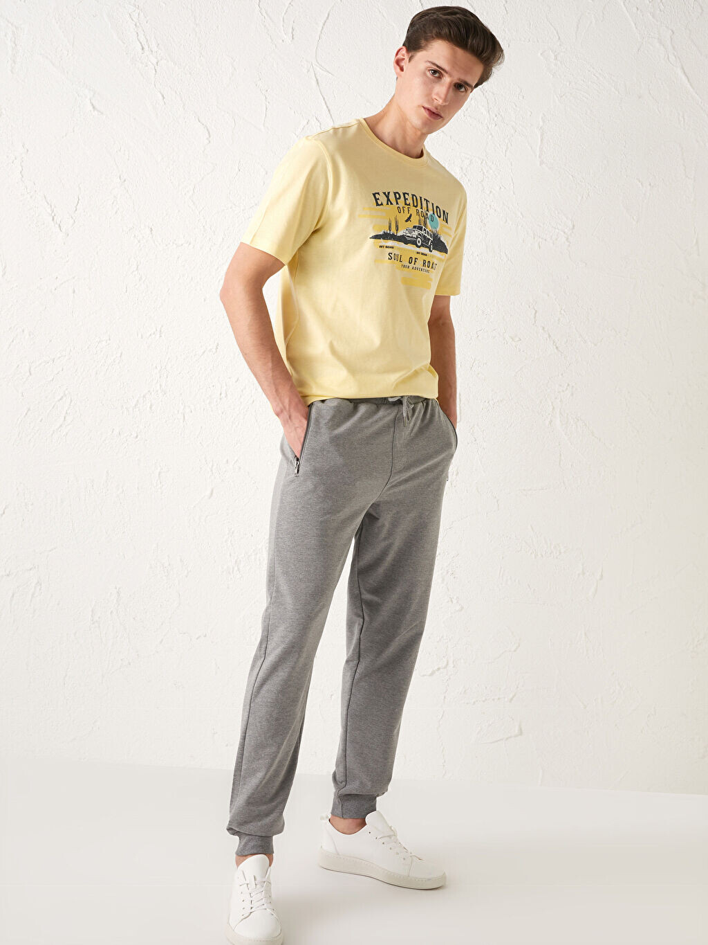 

Мужские спортивные штаны Standard Fit Jogger LC Waikiki Basic