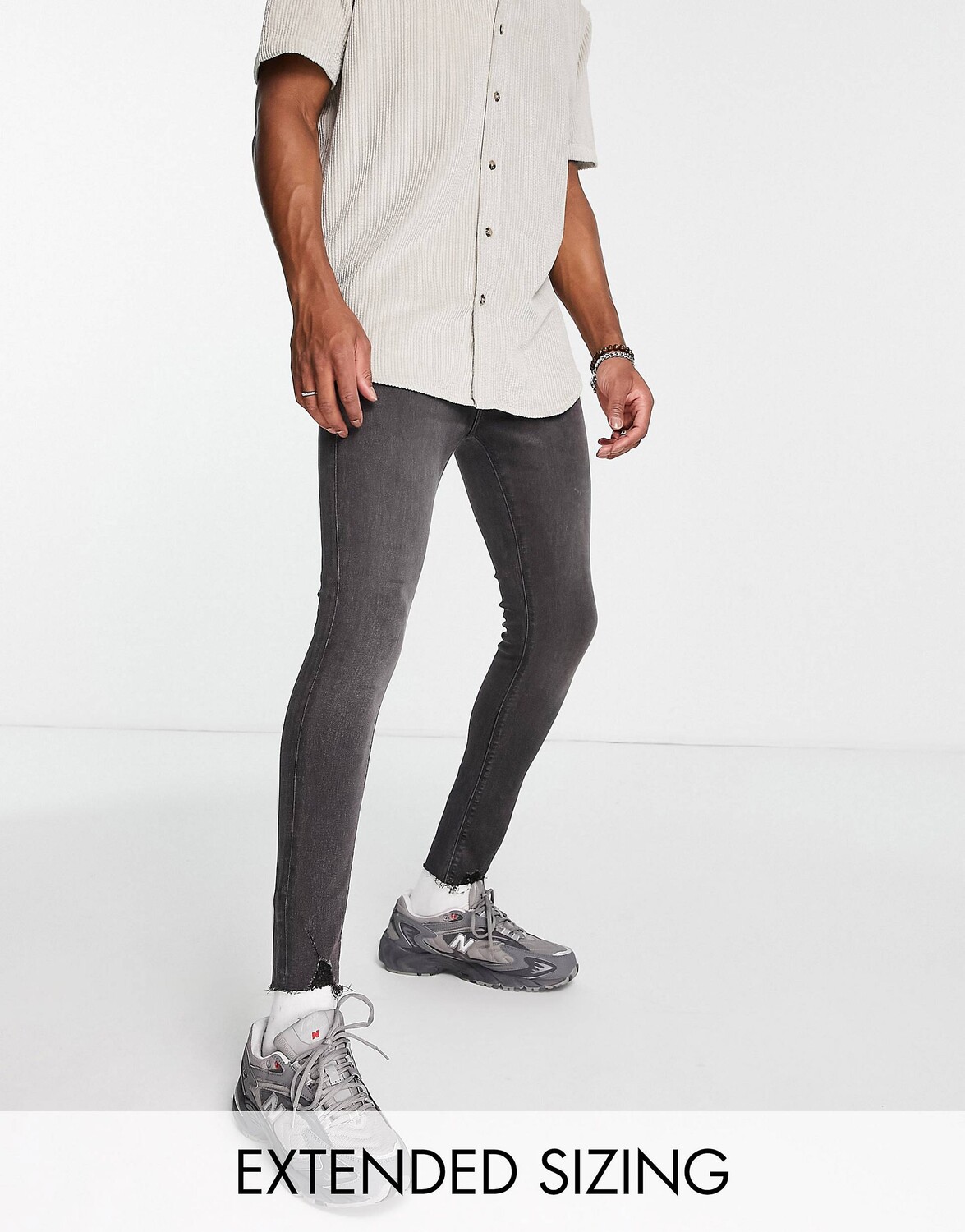 

Джинсы ASOS DESIGN Power Stretch, чёрный