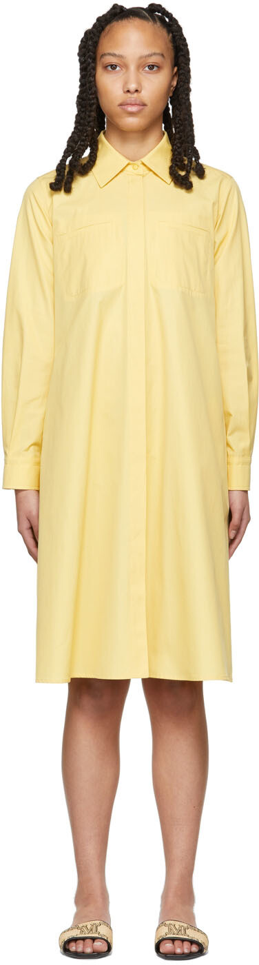 

Желтое платье-рубашка Orazio Max Mara