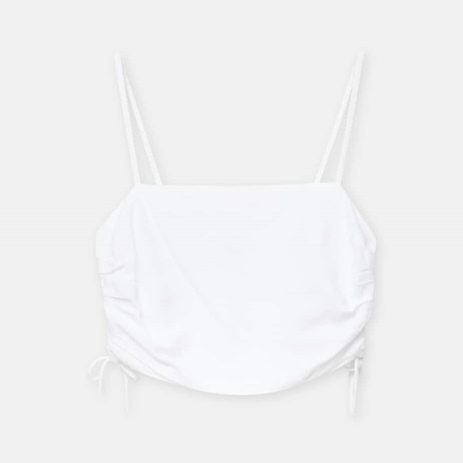 

Топ Pull&Bear Rustic Crop, белый