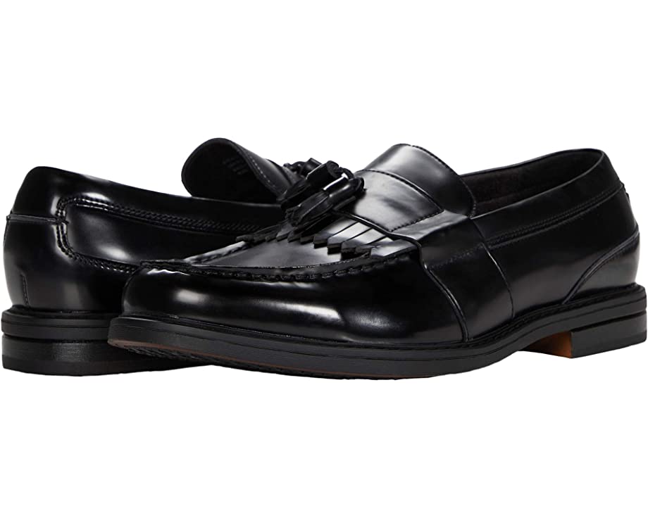 Лоферы Keaton Moc Toe Kiltie Tassel Loafer Nunn Bush, черный - фото