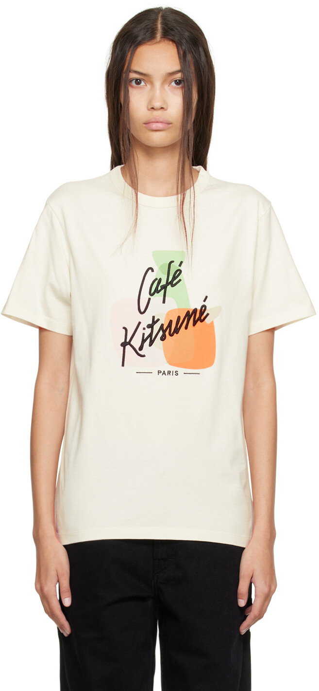 

Футболка Off-White Café Kitsuné Edition Pastel Composition Maison Kitsuné