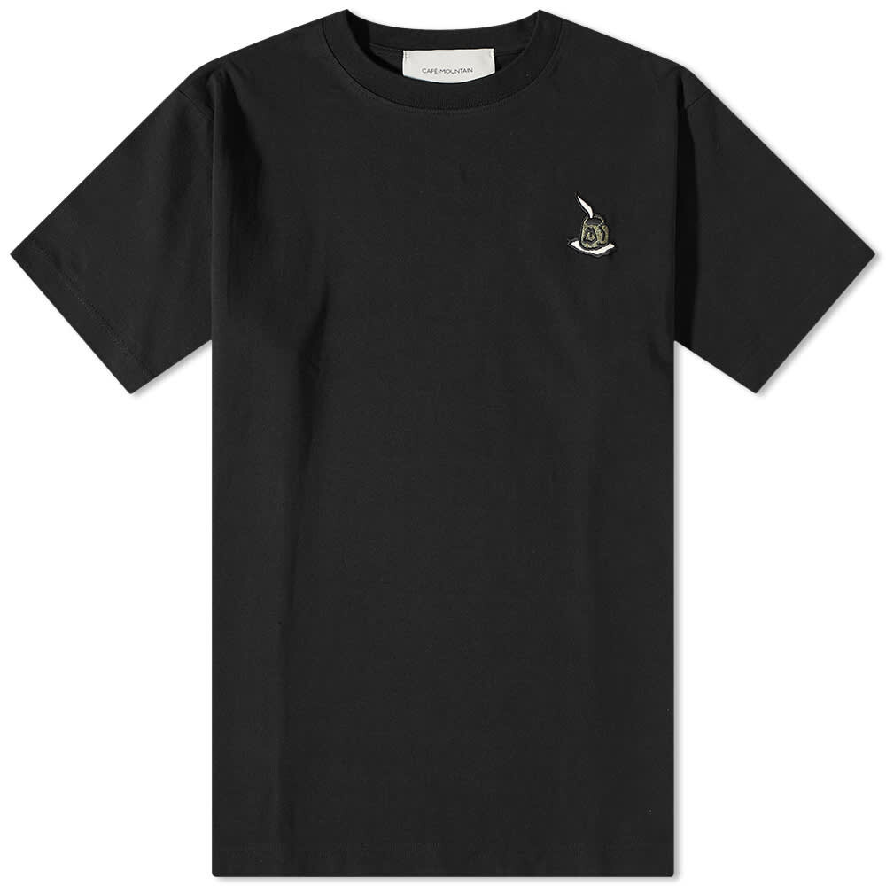 

Футболка Café Mountain Embroidery Mug Tee, Серый