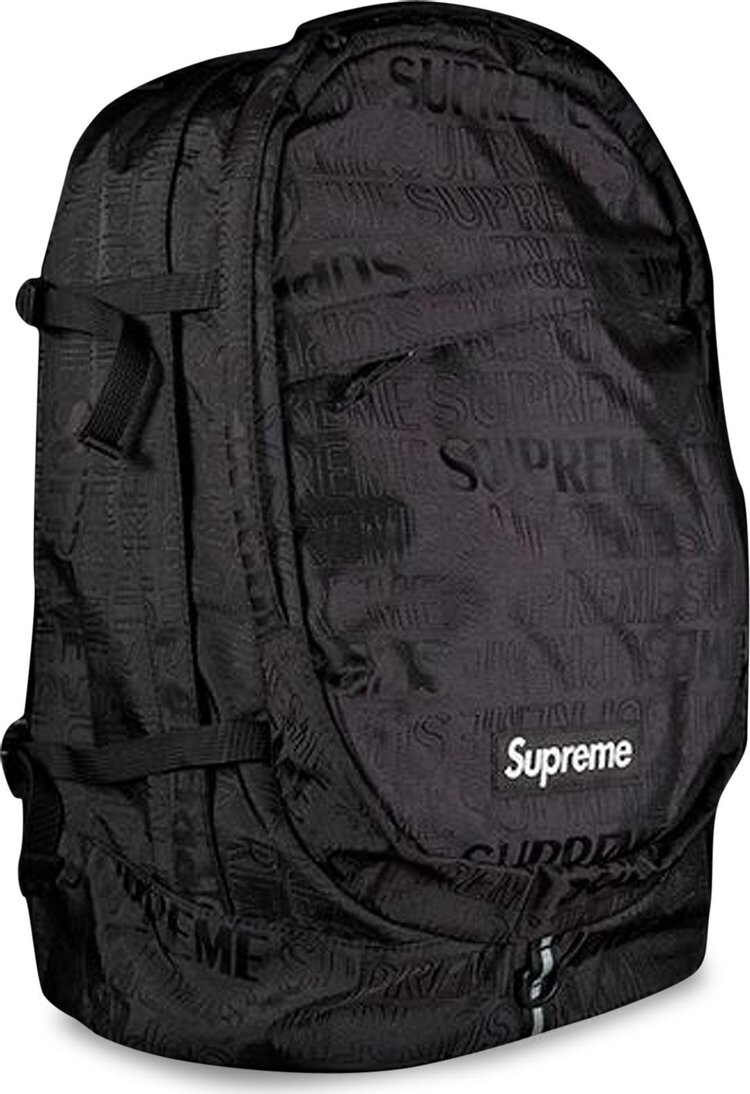 цена Рюкзак Supreme Backpack Black, черный