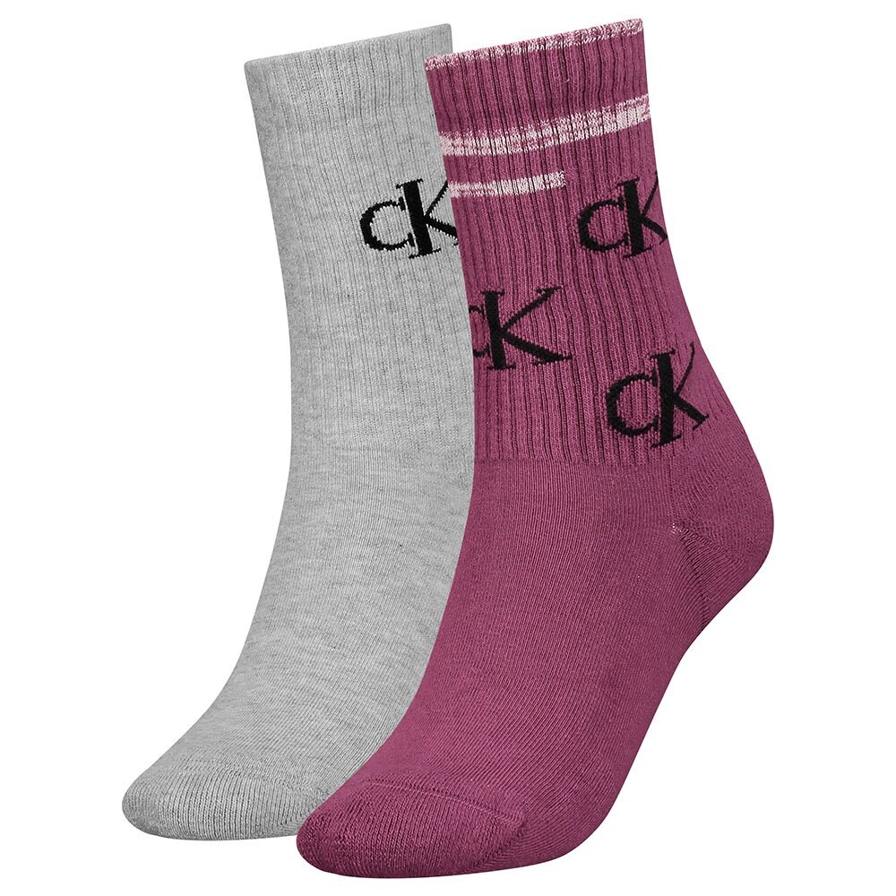 

Носки Calvin Klein Scattered Logo Crew 2 шт, разноцветный