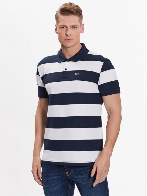 

Рубашка поло стандартного кроя Tommy Jeans, синий