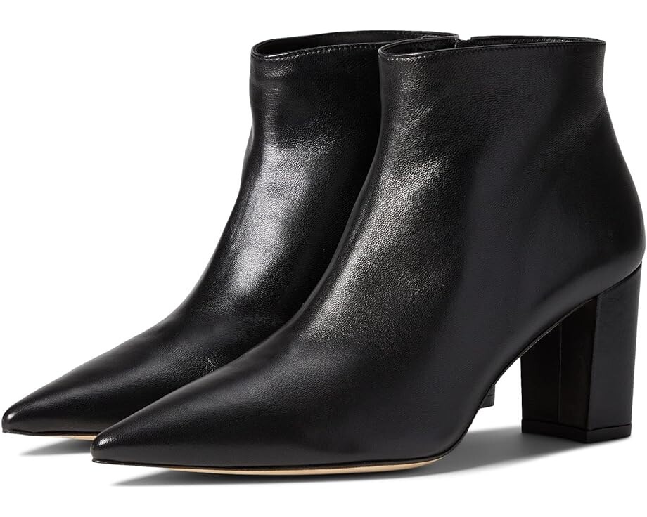 

Ботинки Stuart Weitzman Stuart 75 Zip Bootie, черный