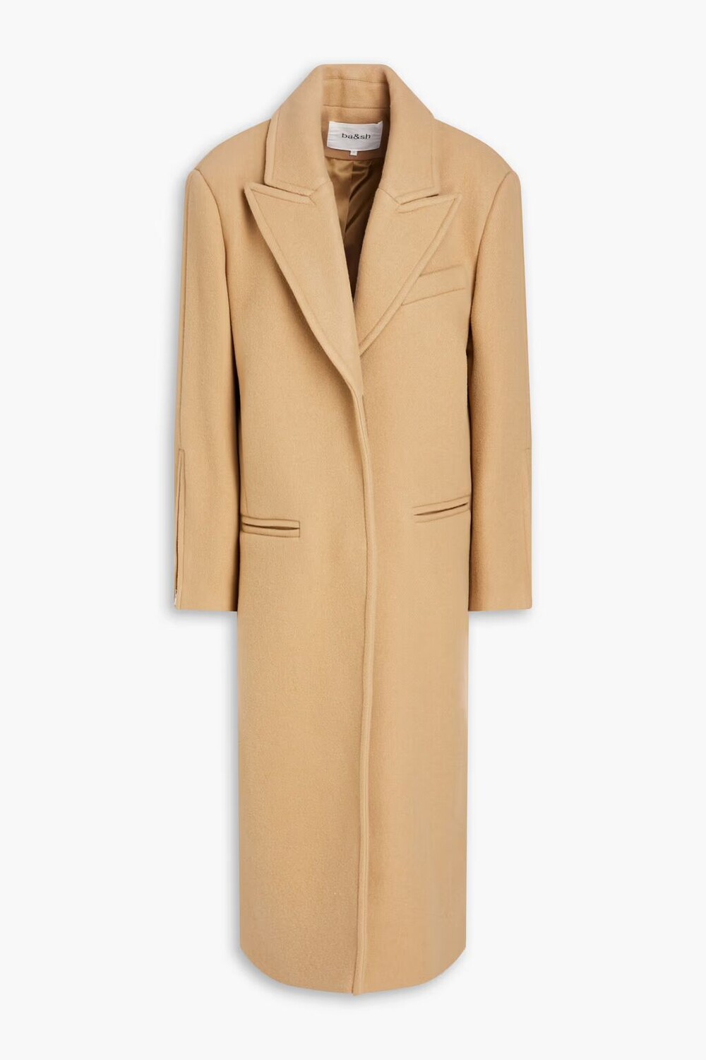 

Пальто Manteau из смесового фетра Ba&Sh, песок