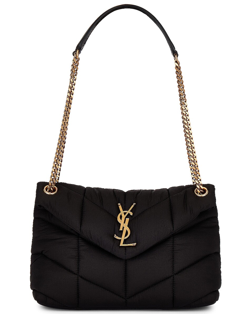 

Сумка Saint Laurent Small Puffer Nylon Chain, неро