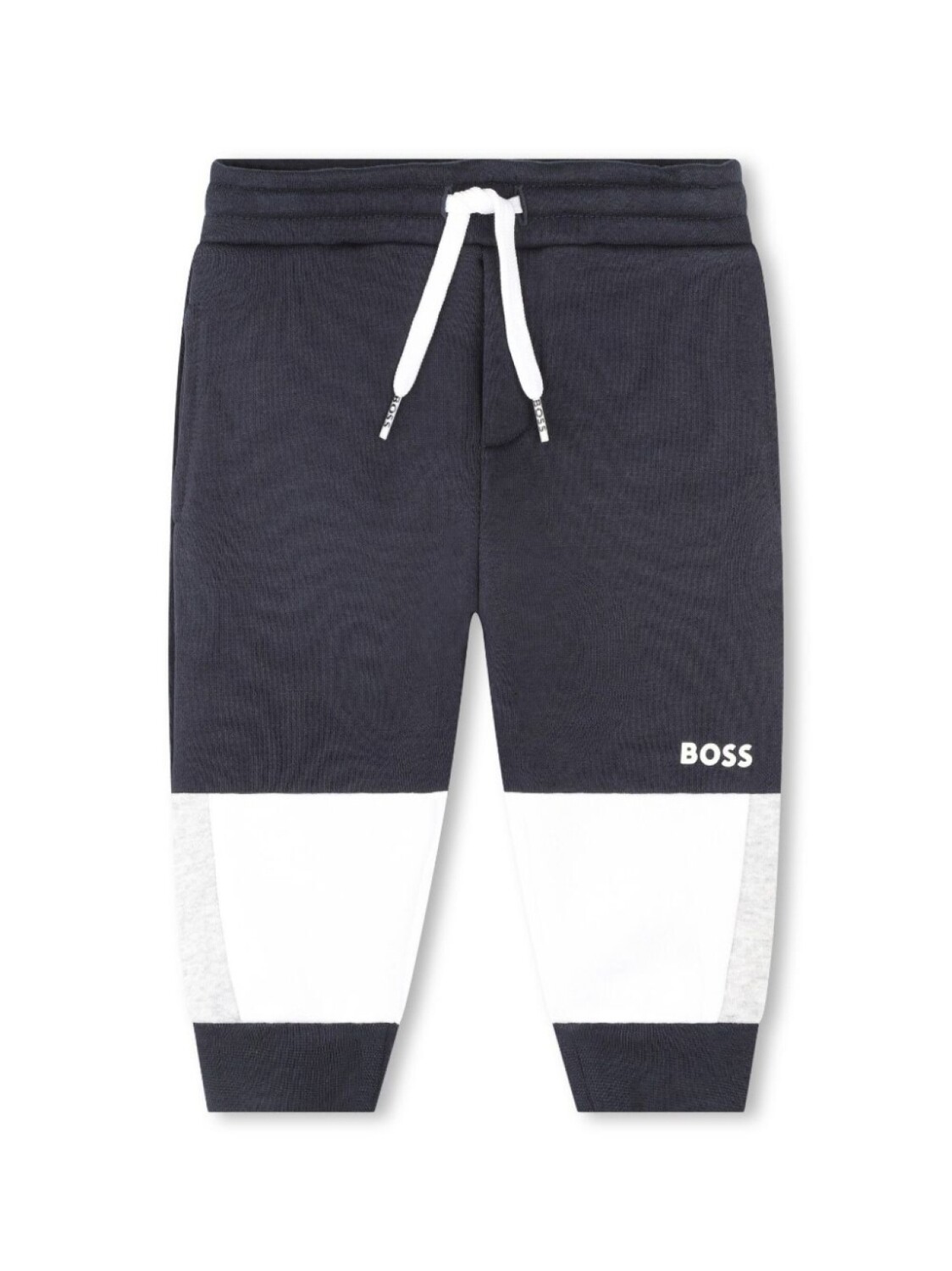 

BOSS Kidswear спортивные брюки с логотипом, синий