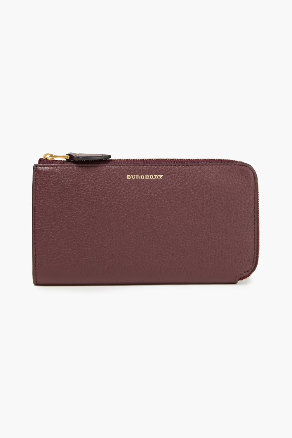 

Кошелек из шагреневой кожи Burberry, бургундия