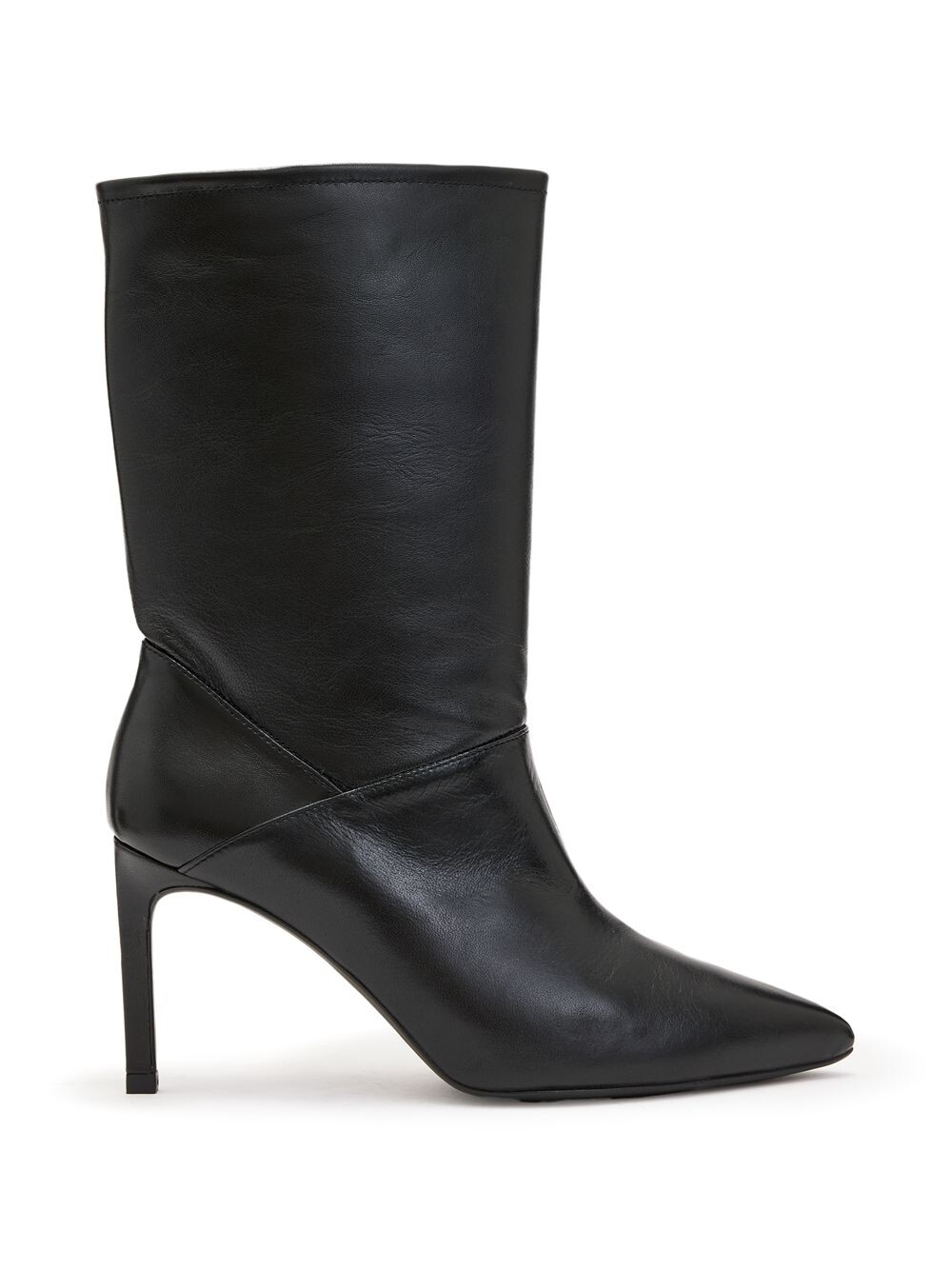 

Кожаные сапоги до середины икры Orlana AllSaints, черный