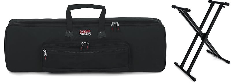 

Gator GKB-61 Padded Keyboard Gig Bag в комплекте со стойкой для клавиатуры On Stage KS8291XX с надежной конструкцией Gator + On-Stage GKB-61=1 KS8291XX=1