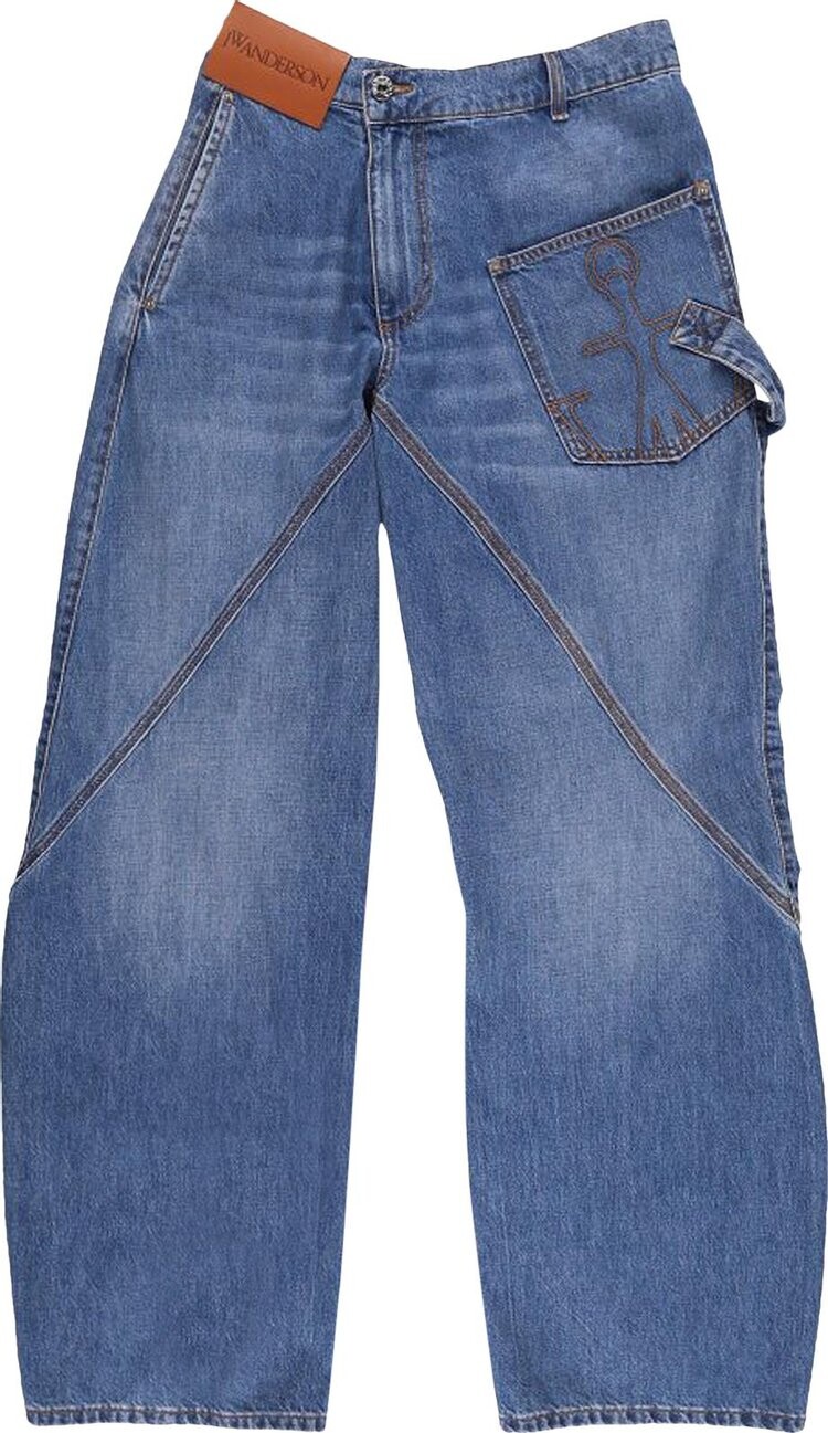 

Джинсы JW Anderson Twisted Workwear Jeans Light Blue Denim, синий