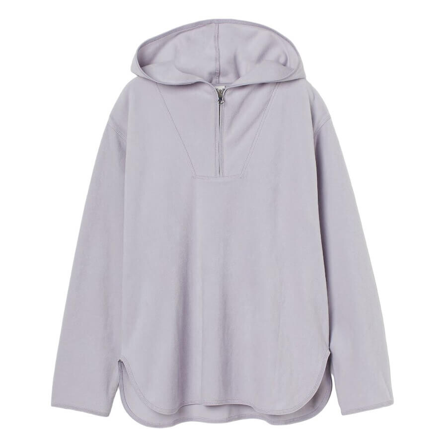 

Худи H&M Fleece, светло-фиолетовый