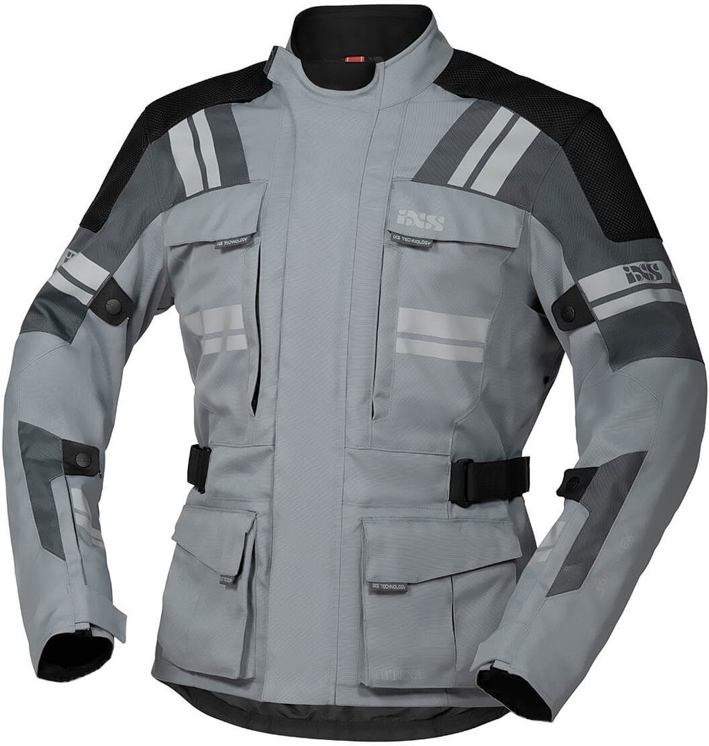 цена Куртка IXS Tour Blade-ST 2.0 для мотоцикла Текстильная, серо-черная