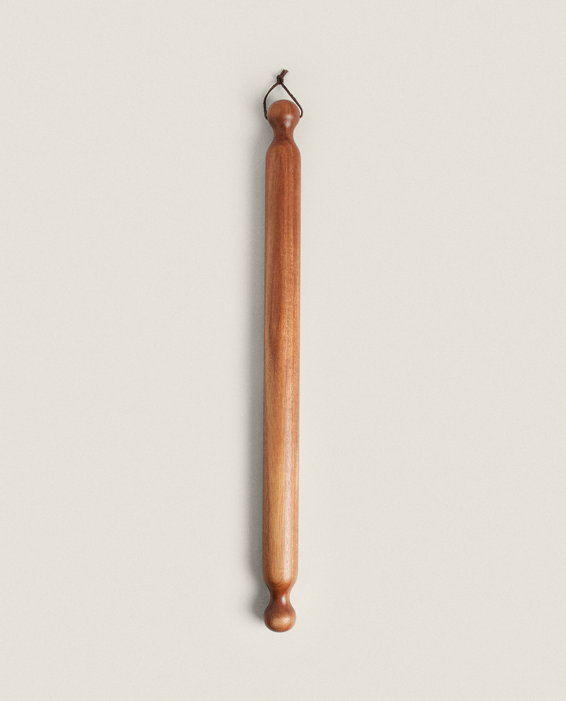 Скалка деревянная Zara Home, коричневый инструменты для выпечки texturra скалка большая с узором восточная