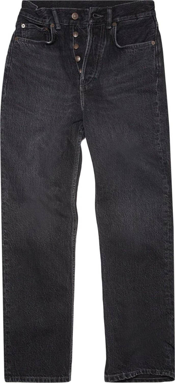 

Джинсы Acne Studios Mece Regular Fit Jeans 'Black', черный