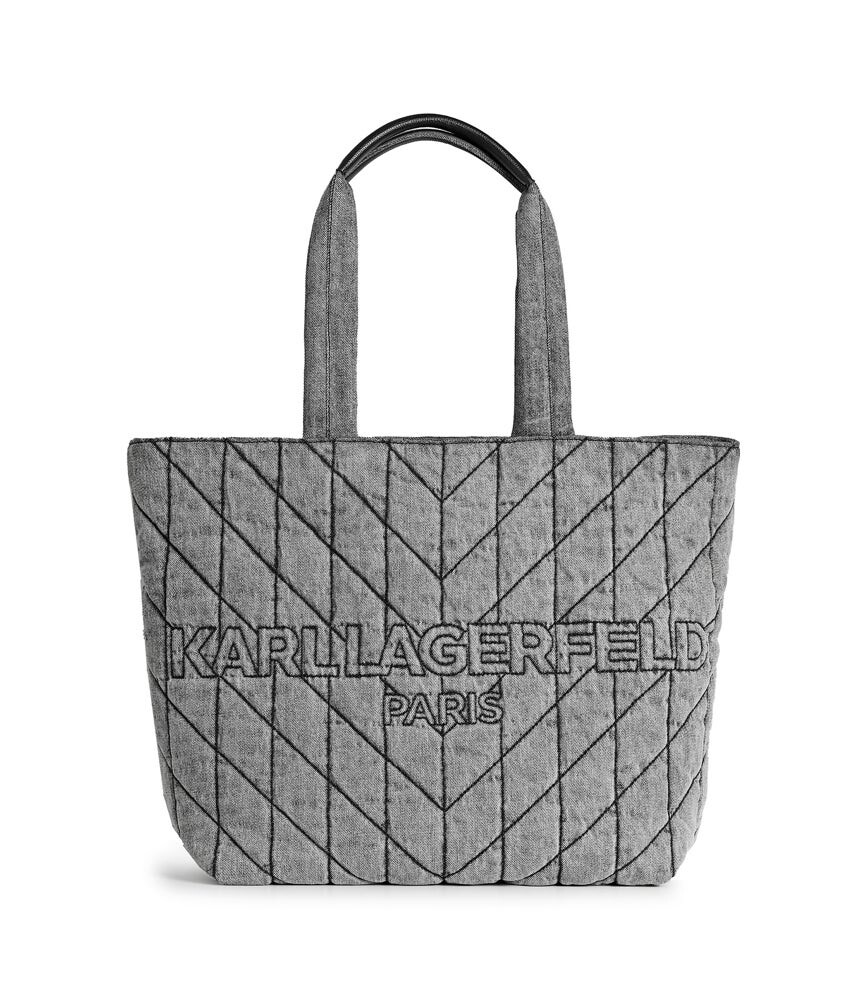 

Стеганая сумка amour из денима Karl Lagerfeld, черный