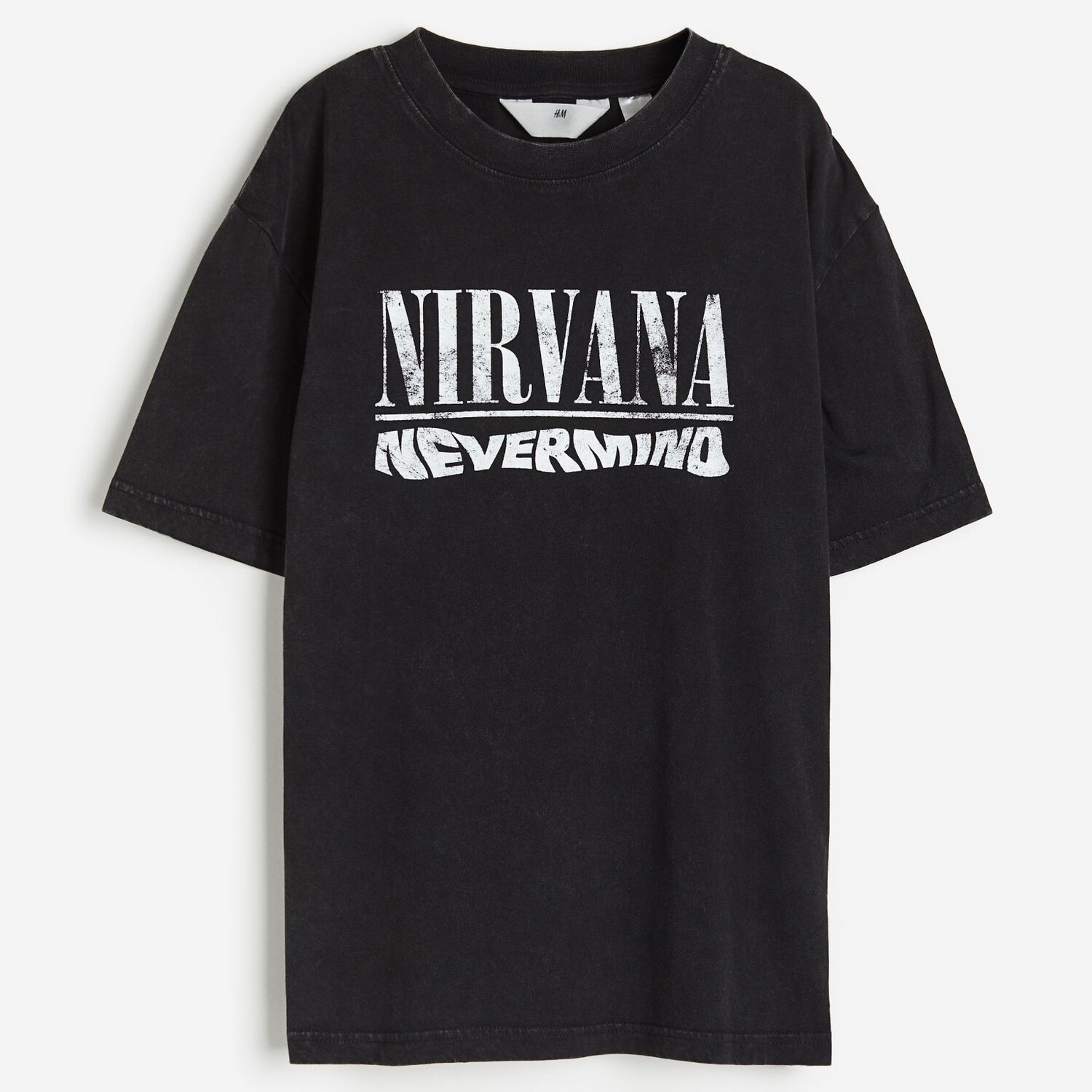 

Футболка с принтом H&M Nirvana, черный